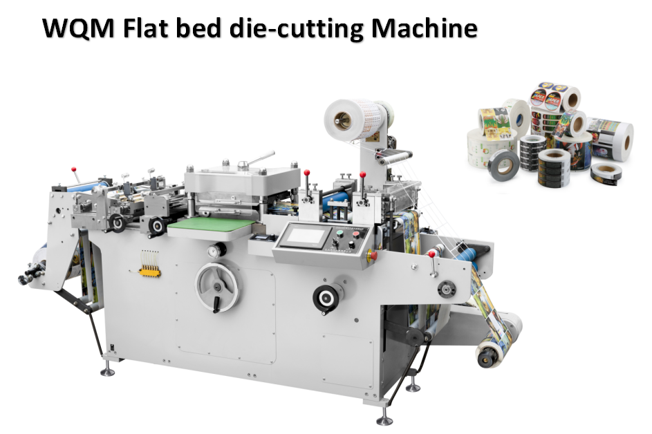 Top Sales Weigang Wqm-320g Flat Bed Label Automatic Die Cutting Machine for Sticker Label