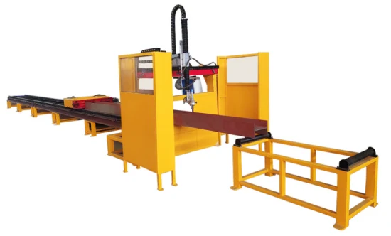 Máquina de corte CNC por plasma de acero de perfil de viga H directa de suministro de fábrica de China Máquina de corte por plasma CNC Máquina de corte automático CNC de estructura de perfil de acero